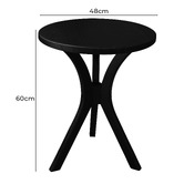 La Verde 2 Piece William Cedar Wood Side Table