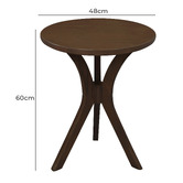 La Verde 2 Piece William Cedar Wood Side Table