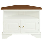 La Verde 90cm California Mahogany Wood Corner TV Unit