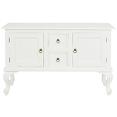 La Verde Queen Ann 2 Door 2 Drawer Sofa Table