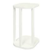 La Verde Olivia Mindi Wood Side Table