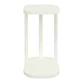 La Verde Olivia Mindi Wood Side Table
