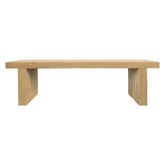 La Verde Petra Mindi Wood Ottoman Bench