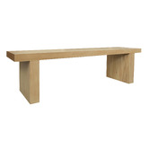 La Verde Petra Mindi Wood Ottoman Bench