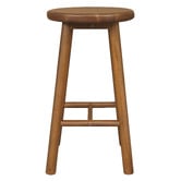La Verde 65cm Vicky Mahogany Wood Bar Stool