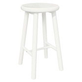 La Verde 65cm Vicky Mahogany Wood Bar Stool