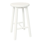 La Verde 65cm Vicky Mahogany Wood Bar Stool