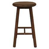 La Verde 65cm Vicky Mahogany Wood Bar Stool
