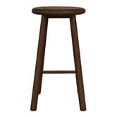 La Verde 65cm Vicky Mahogany Wood Bar Stool