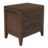 La Verde Avila Mindi Wood Bedside Table