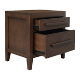 La Verde Avila Mindi Wood Bedside Table