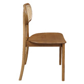 La Verde Lucy Indonesian Oak Wood Dining Chair