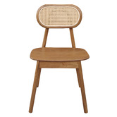 La Verde Lucy Indonesian Oak Wood Dining Chair