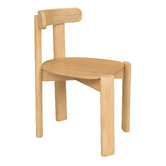 La Verde Lindsey Mahogany Wood Dining Chair