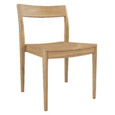 La Verde Fuller Mahogany Wood Dining Chair
