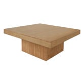 La Verde Derek Mindi Wood Coffee Table