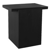 La Verde Derek Mindi Wood Side Table