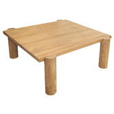 La Verde Mauro Mahogany Wood Coffee Table