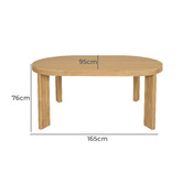 La Verde Kennith Mindi Wood Dining Table