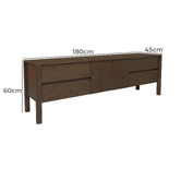 La Verde Lin 2 Door Mindi Wood Entertainment Unit