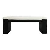 La Verde Lin Mindi Wood Ottoman Bench