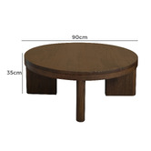 La Verde Caius Mindi Wood Coffee Table