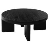 La Verde Caius Round Mindi Wood Coffee Table