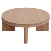 La Verde Caius Round Mindi Wood Coffee Table