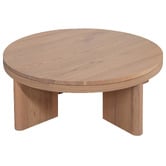 La Verde Caius Round Mindi Wood Coffee Table