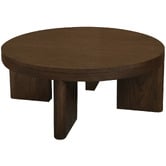La Verde Caius Round Mindi Wood Coffee Table