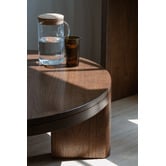 La Verde Caius Round Mindi Wood Coffee Table