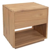 La Verde Elylis Cedar Wood Bedside Table