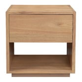 La Verde Elylis Cedar Wood Bedside Table