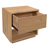 La Verde Elylis Cedar Wood Bedside Table