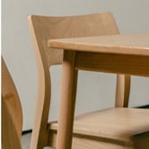 La Verde Renaud Oak Wood Dining Chairs