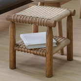 La Verde Seren Mindi Wood Side Table