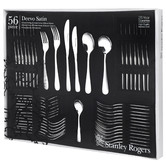 Stanley Rogers 56 Piece Deevo Satin Cutlery Set