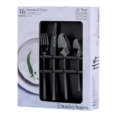 Stanley Rogers 16 Piece Hereford Onyx Stainless Steel Cutlery Set