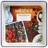 Wiltshire Blue Rim 23cm Enamel Brownie Pan