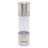 Wiltshire Stainless Steel &amp; Acrylic Manual Dual Grinder