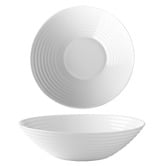 Wiltshire 12 Piece Pearl Rippler Tempered Glass Dinner Set
