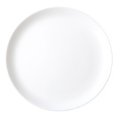 Wiltshire 12 Piece White Coupe Tempered Glass Dinner Set