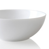Wiltshire 12 Piece White Coupe Tempered Glass Dinner Set