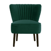 Brooklyn and Bella Ivy Green Slipper Chair