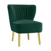 Brooklyn and Bella Ivy Green Slipper Chair