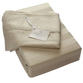 Brooklyn and Bella Natural Luxury Bamboo Jacquard Stripe Sheet Set