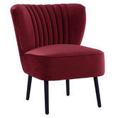 Brooklyn and Bella Linden Velvet Slipper Chair
