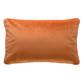 Brooklyn and Bella Hermann Piped Rectangular Velvet Cushion