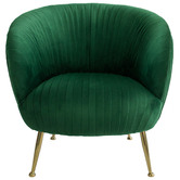 Brooklyn and Bella Perugia Velvet Armchair