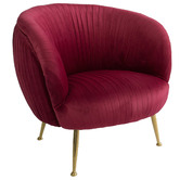 Brooklyn and Bella Perugia Velvet Armchair